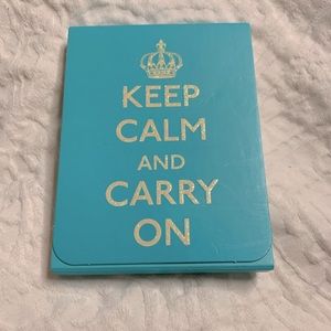 Keep Calm and Carry On Mini Notepad • never used